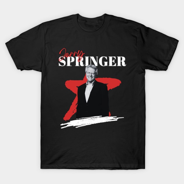 Jerry springer retro style T-Shirt by FlowersVibes